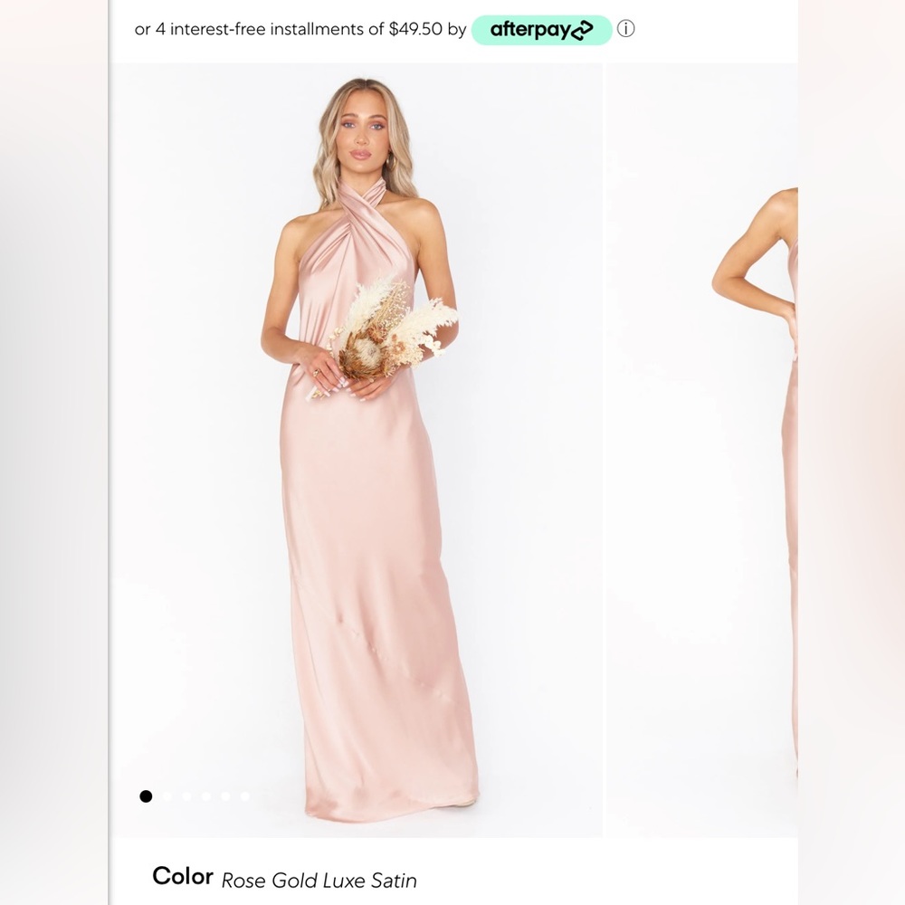 Show Me Your Mumu Jasmine satin maxi dress